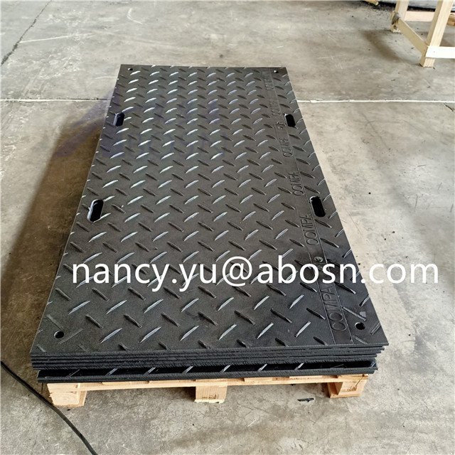 2440X1220X12.7mm HDPE أرضيات حماية