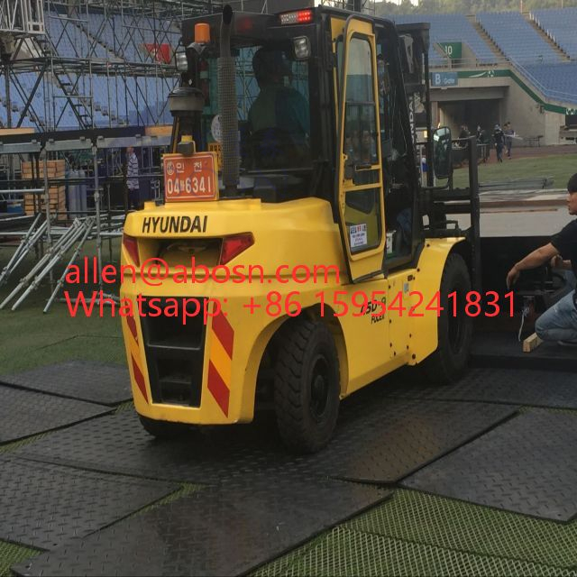 الشركة المصنعة رخيصة hdpe تلاعب حصيرة الأرض حصيرة hdpe في الهواء الطلق للمدخل المؤقت