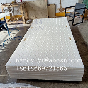 4x8 White HDPE أرضيات حماية حصيرة للبناء