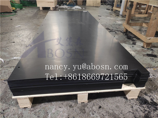 1000X2000mm ورقة حمراء UHMWPE للأنبوب