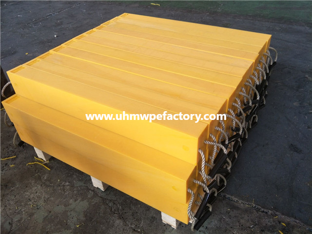 600x600mm أسود UHMWPE كرين مداد وسادة لعدم الانزلاق