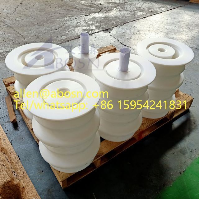 أجزاء الهندسة البلاستيكية HDPE ملحقات Uhmwpe للصناعة