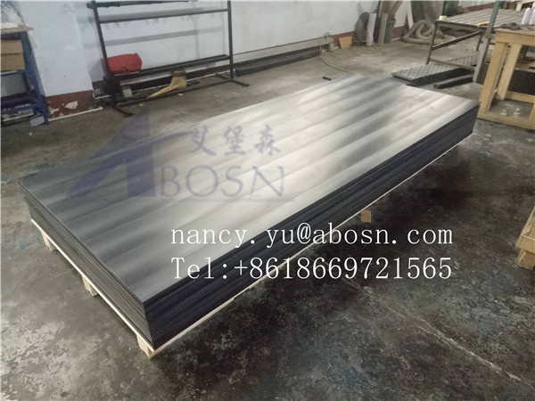 3050x1220mm ورقة UHMWPE حمراء لبطانة UHMWPE