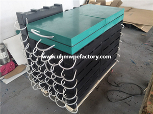 600x600mm أسود UHMWPE كرين مداد وسادة لعدم الانزلاق