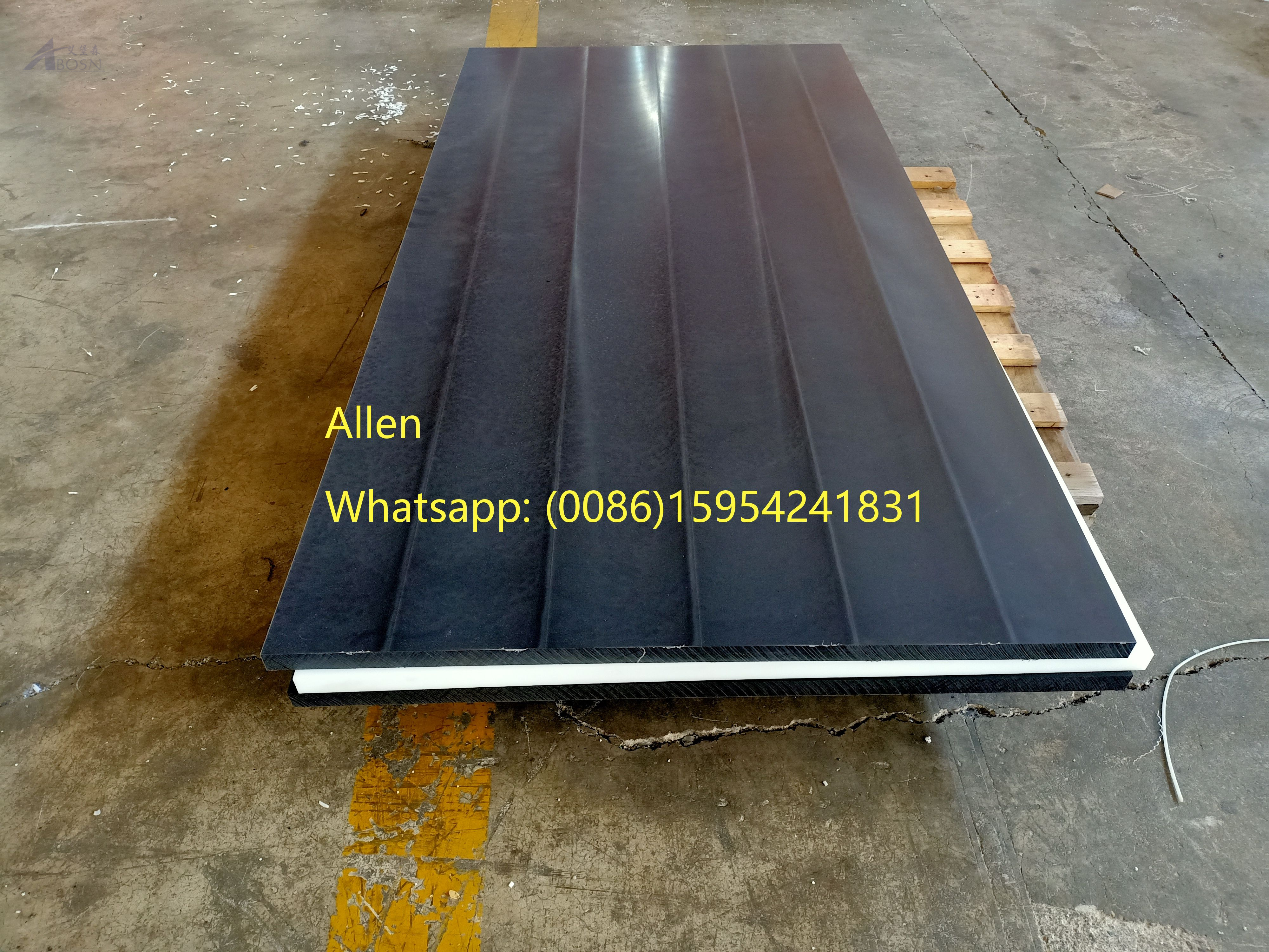 ورقة UHMWPE الخضراء لبطانة UHMWPE 3050x1220mm 