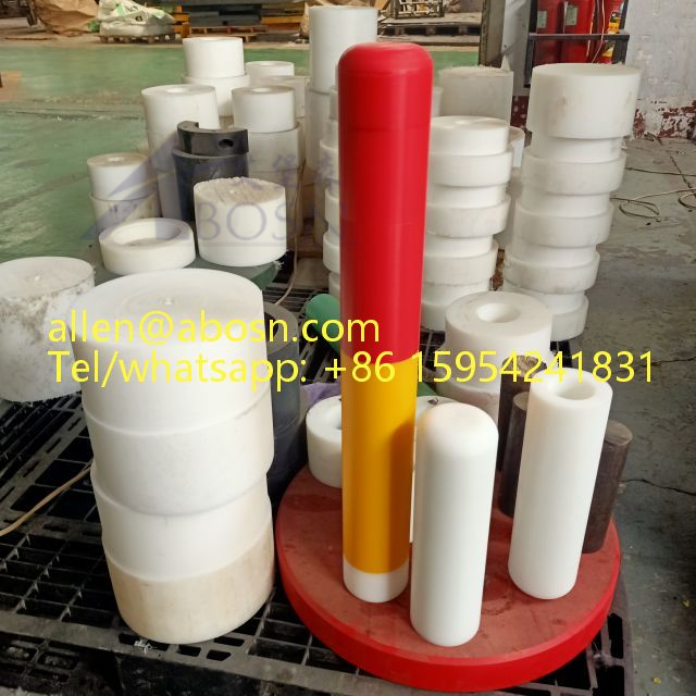 أجزاء الهندسة البلاستيكية HDPE ملحقات Uhmwpe للصناعة