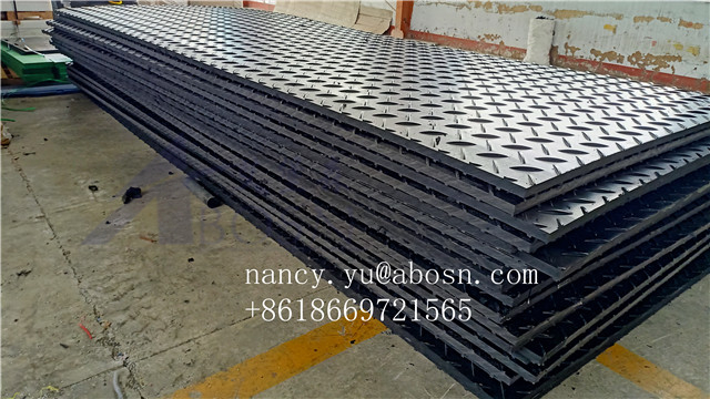 4x8 White HDPE أرضيات حماية حصيرة للبناء