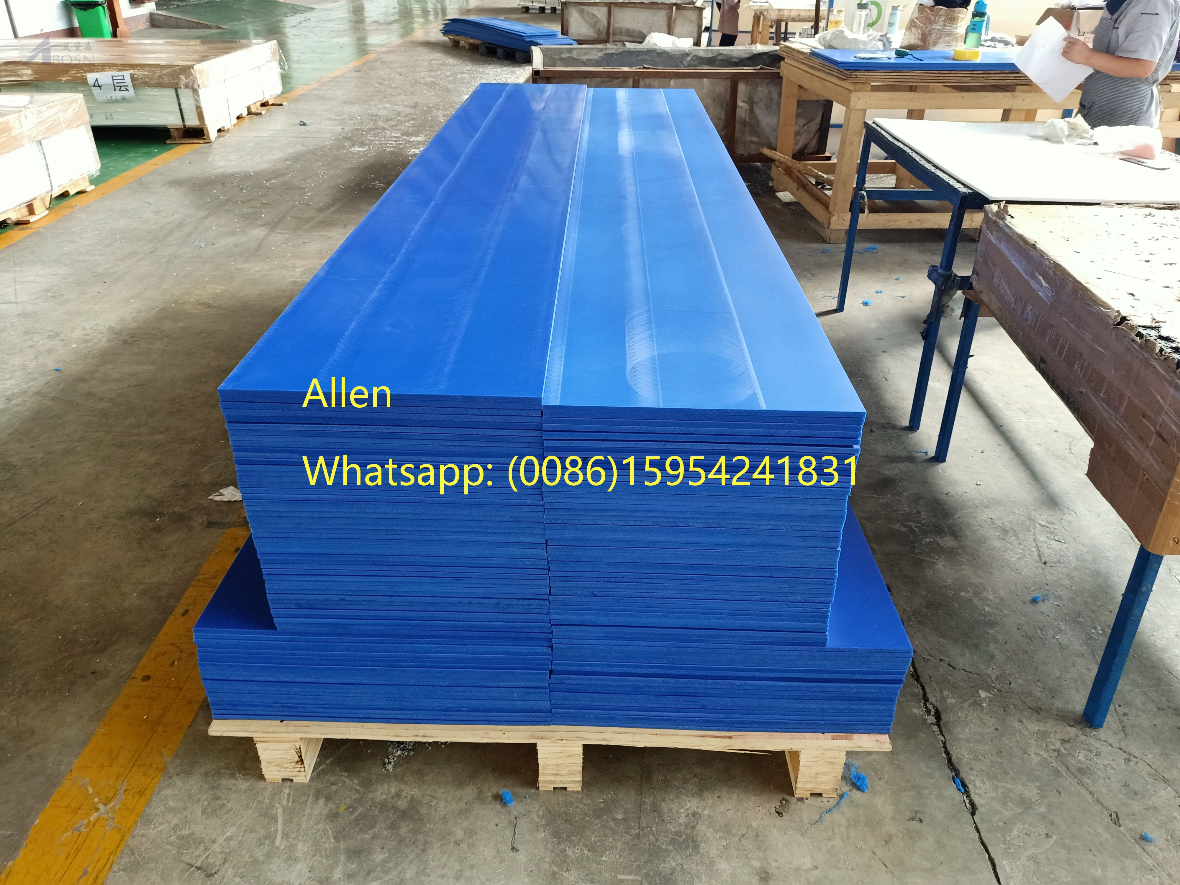 ورقة UHMWPE الخضراء لبطانة UHMWPE 3050x1220mm 