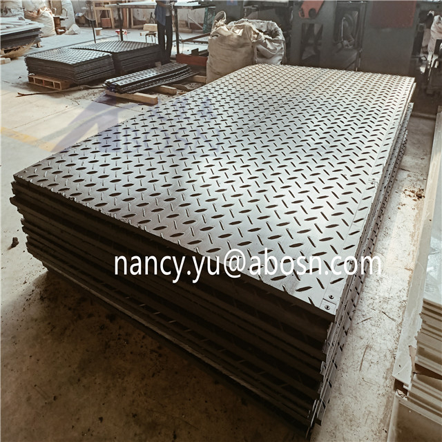 2440X1220X12.7mm HDPE أرضيات حماية