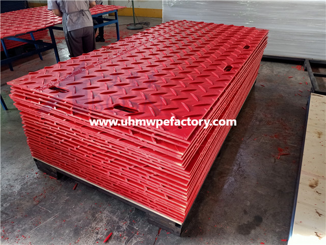 4x8 بساط حماية أرضي أسود UHMWPE لحماية الأرض