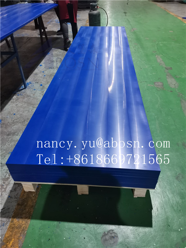 1000X2000mm ورقة حمراء UHMWPE للأنبوب