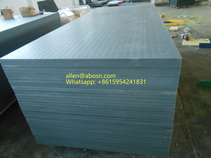 1000X2000mm ورقة UHMWPE الطبيعية للورقة PE1000